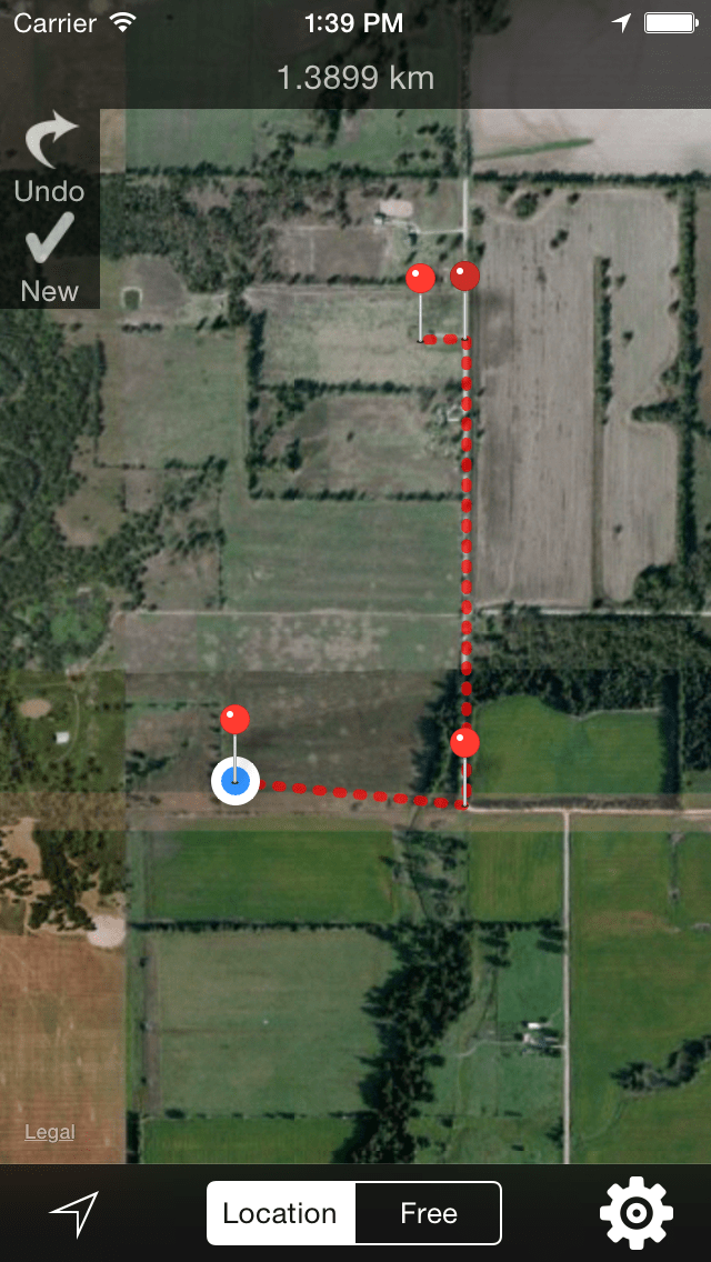 Digitalsirup | App | Air-Line - Distance Measurement